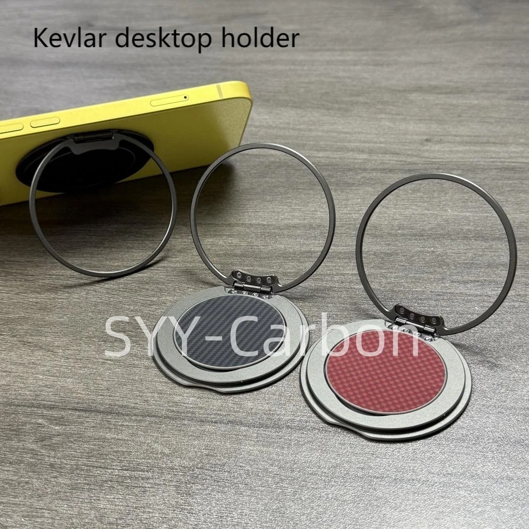 

Real carbon Magnetic mobile phone holder carbon fiber magnetic ring buckle suitable for Magsafe magnetic ring desktop holder