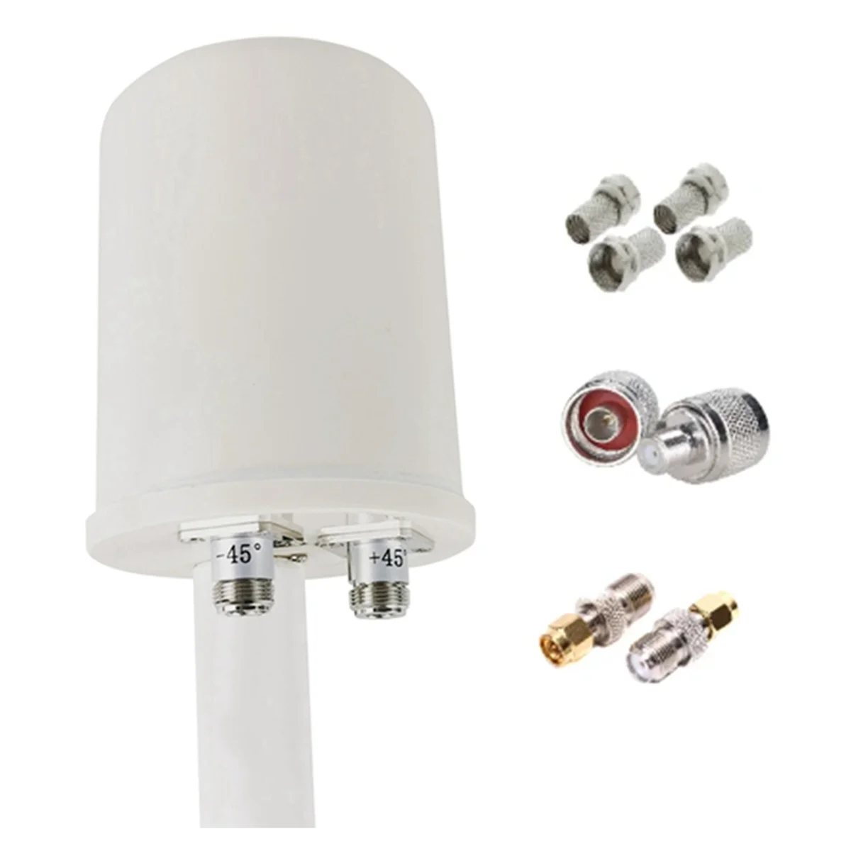 2X32DBi 5G Mimo Antenna Feed 1700-4000MHz 2G 3G 4G 5G LTE Outdoor Antenna Feed External Antenna