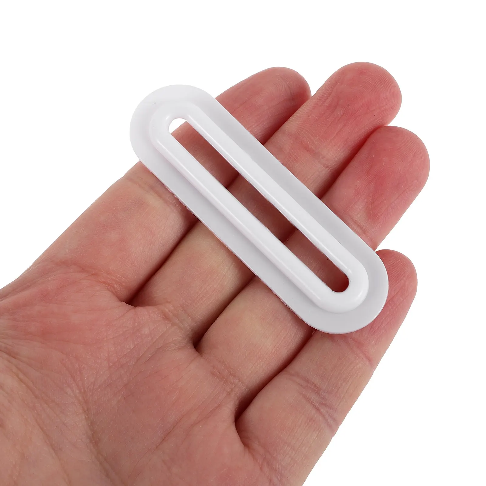 20pcs 50mm Oval Coin Slot Inserts for DIY Savings Banks – Plastic Coin Mechanism Accessory Set