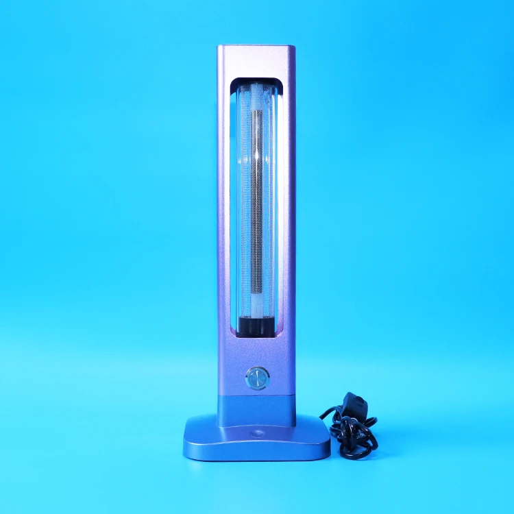 lampada de mesa de esterilizacao uv luz de esterilizacao aco inoxidavel 222nm 222 nanometros 01