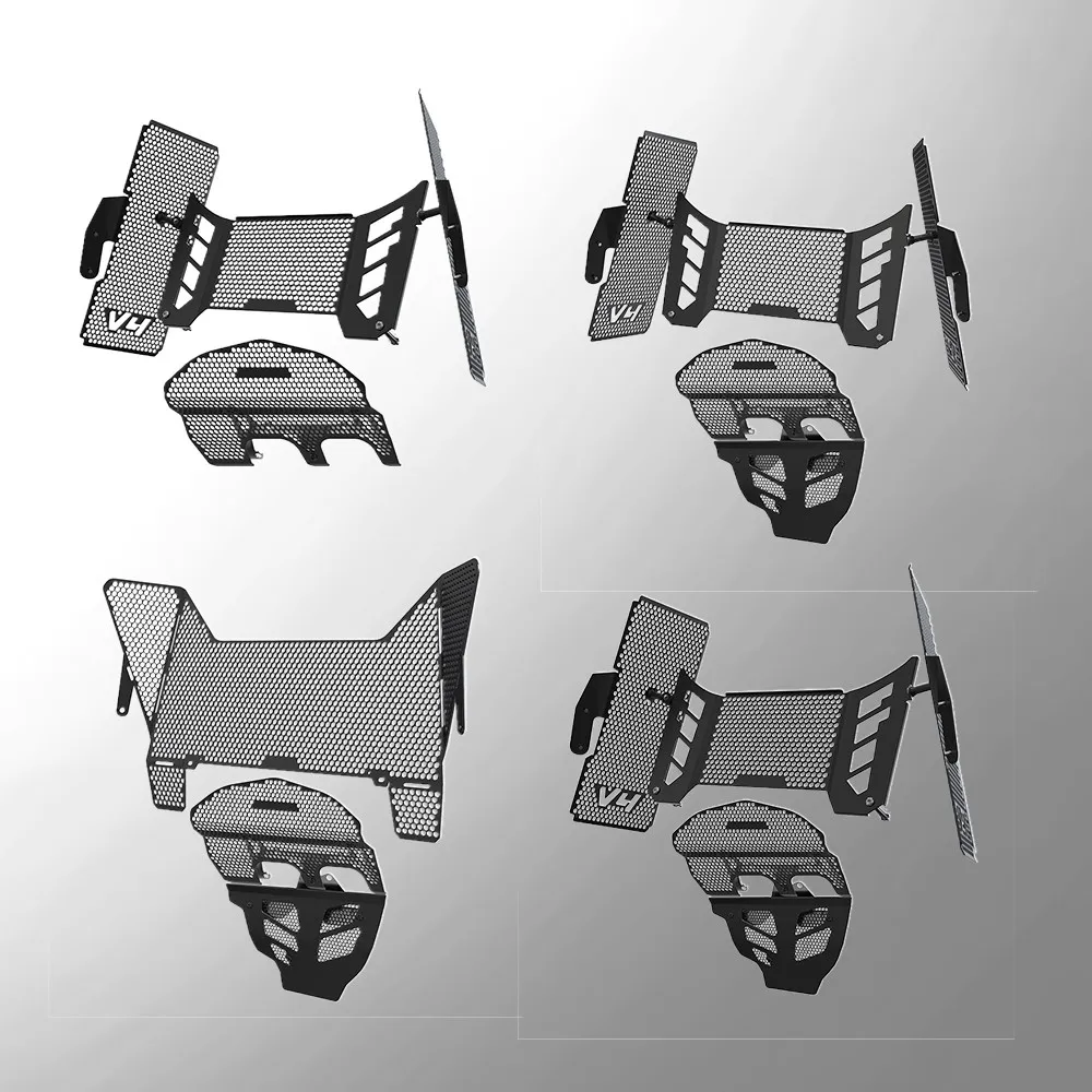 For Ducati Multistrada V4 S Sport Radiator Oil Cylinder Head Guard Multistrada V4 Pikes Peak 2021-2025 Radiator Oil Cooler Guard