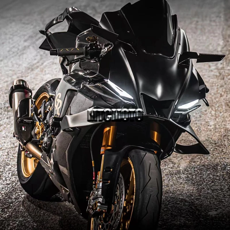 New Motorcycle Mirror Modified Wind Wing Adjustable Rotating Rearview Mirrors Accessories For YAMAHA YZFR1 YZF R1 2020-2024 2021