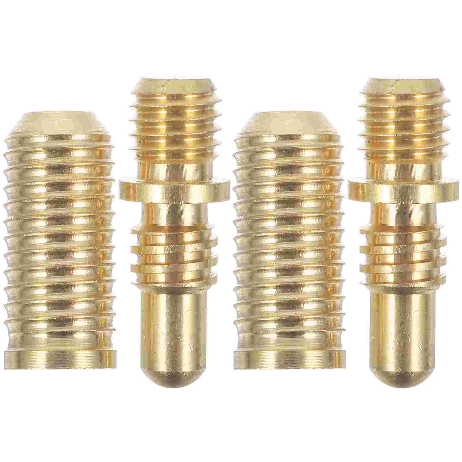 

2 Sets Club Screws Billiard Cue Joint Accessories Pool Repairing Copper Extension