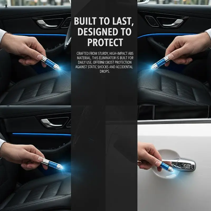 Anti-static Keychain Portable Static Eliminator No Battery Required for Car Body Vehicle Quick Static Removal Tool for Drivers
