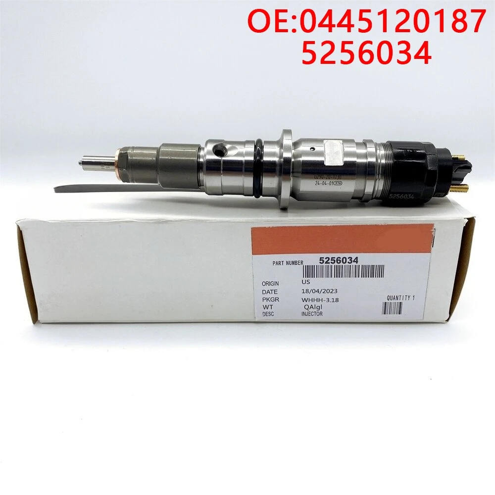 

For 5256034 0445120187 New Fuel Injector For 2012-18 Cummins ISB6.7 Diesel Engine
