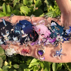 Honkai: Star Rail Imbibitor Lunae Blade Fu Xuan Cosplay Costume Accessories Anime Game Badge Keychain Pendant Cartoon Prop