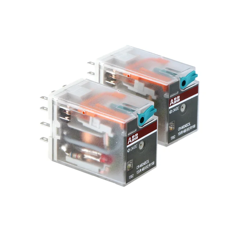 ABB High Power Small Intermediate Relay Electromagnetic RelayCR-M230AC3L MY3NJ DC12V DC24V AC110V AC220V 11feet Original Product