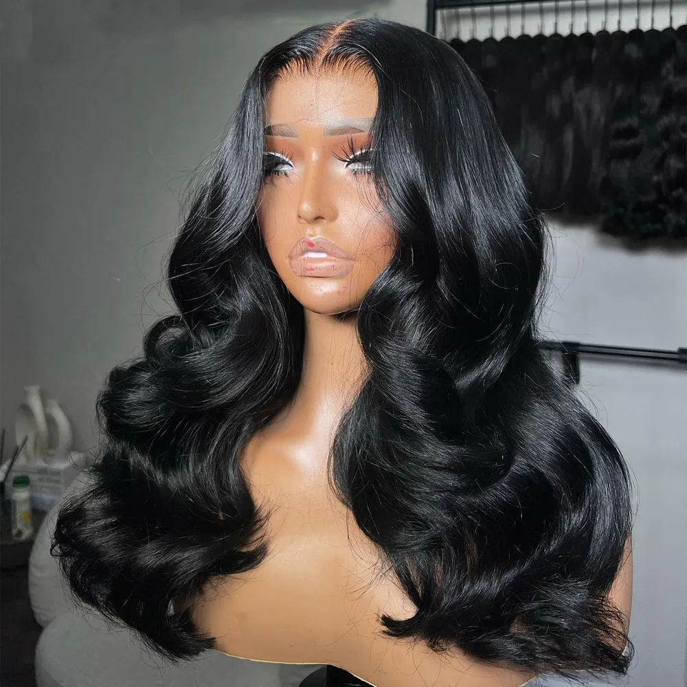 Body Wave Bob Wig 13x6 Transparent Lace Frontal Wig Brazilian Human Hair Wigs Virgin Remy Hair13x4 Lace Closure Wig 180% Density