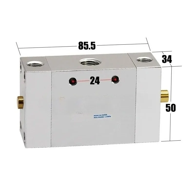 Pneumatic switch ZDV-08 air valve cylinder switch automatic reciprocating speed control valve 2 position 5 way directional valve