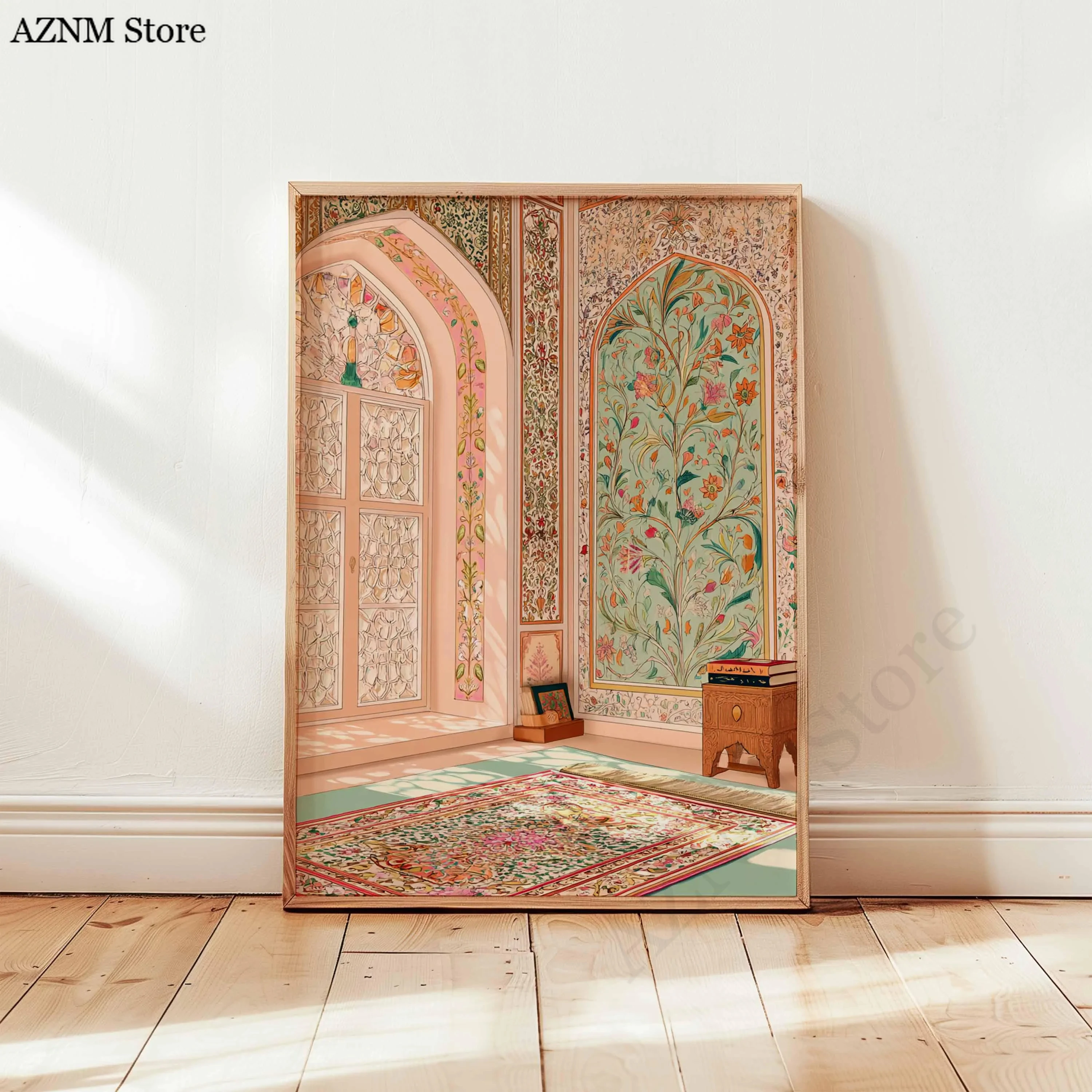 Druck der islamischen Architektur, islamisches Poster, muslimische Wandkunst, Dekor aus dem Nahen Osten, Moscheenposter, islamische Kunstdrucke, Kulturgeschenk