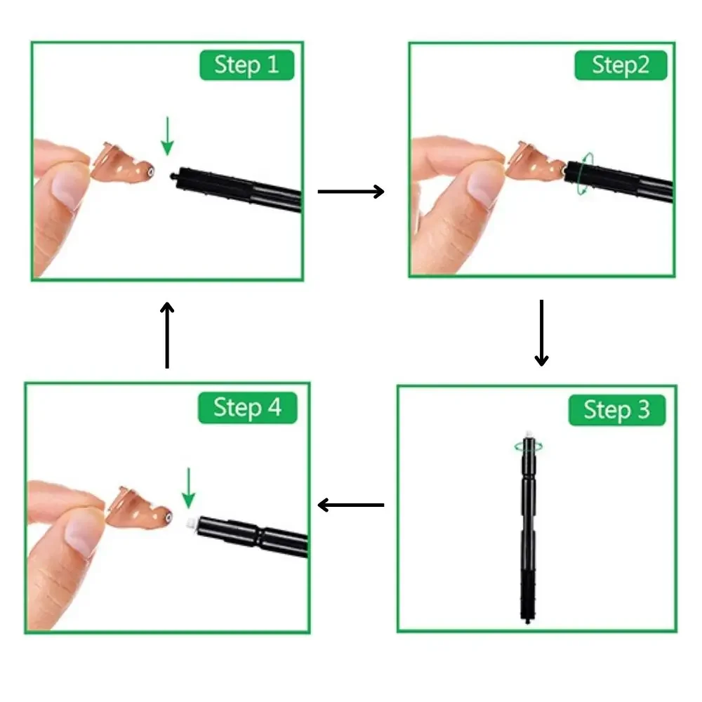 فلتر حماية شمع مساعد للسمع لمصائد شمع Phonak وWidex وResound ملحق مجموعة التنظيف الشفاف #6
