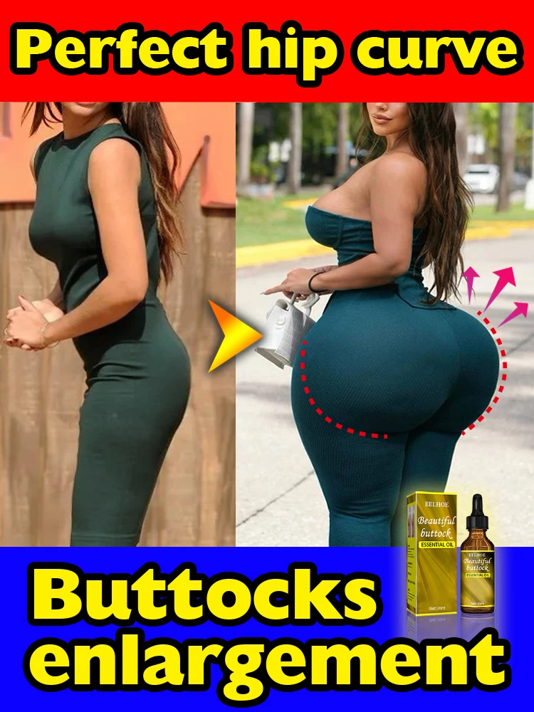 Buttocks enlargement essential oil Real buttocks Bigger Perkier Rounder Say goodbye to sagging Become plumper naturally