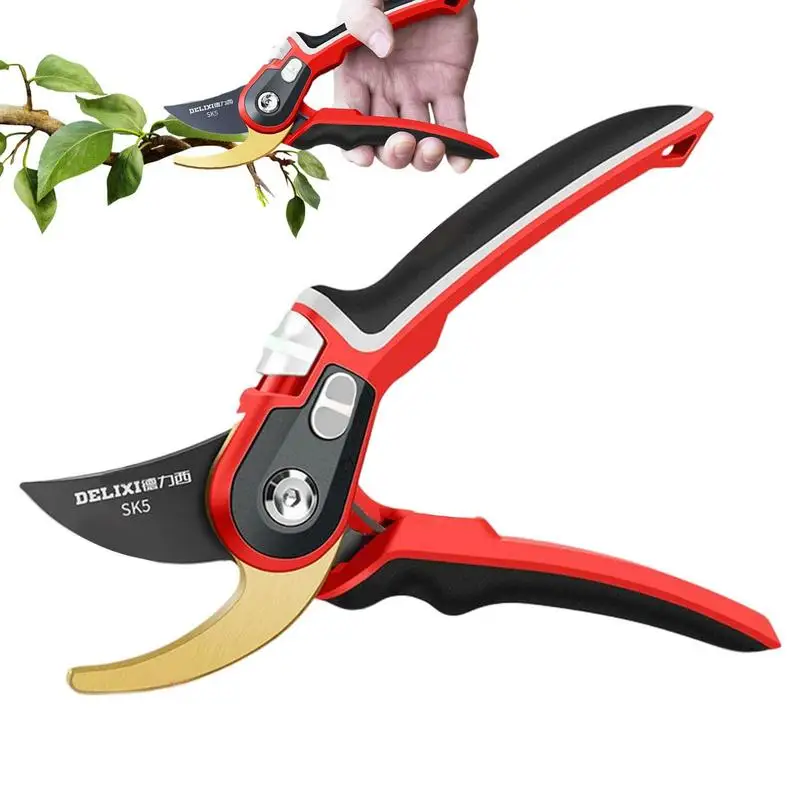 

Garden Pruning Shears SK5 Garden Scissors Anti-rust Shockproof Adjustable Opening Garden Pruning Scissors Cutting Trees Branches