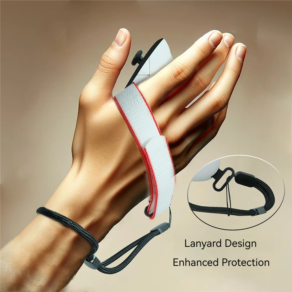 مجموعة ملحقات سماعة الرأس VR غطاء البطارية الأشرطة النشطة القابلة للتعديل عدسة القماش قبعات عصا التحكم لمقابض وحدة تحكم Meta Quest 3 VR