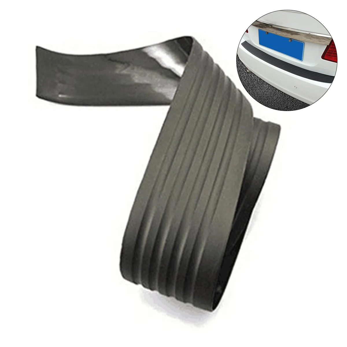 

90 X78cm Anti- Collision Patch Bumper Guard Strip Car Anti-scratch Protetor Black Protector