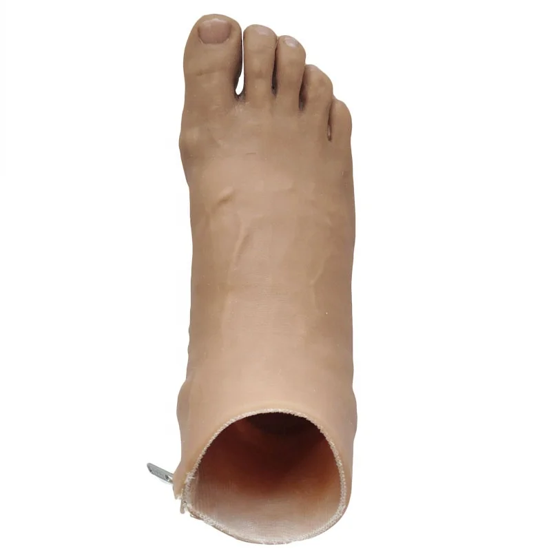 Medical grade rubber foot prosthetic silicone foot