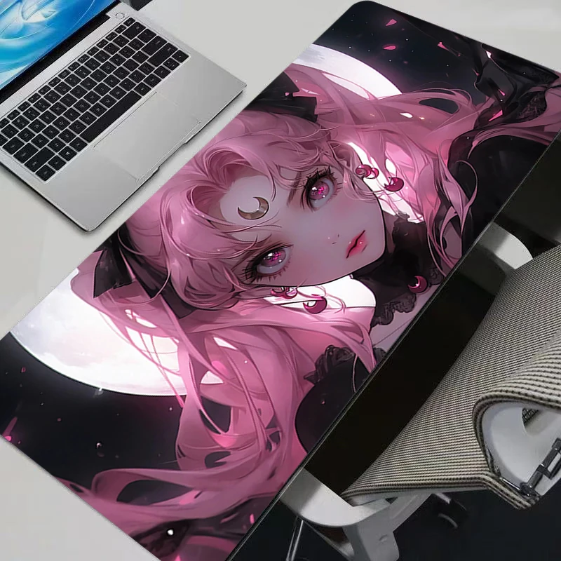 マウスパッド S-セーラームーン アニメ マウスパッド ゲーマー キーボード マウスパッド PC コンピューター ソフトラバー デスクマット ゲーミングパッド 滑り止めマウスマット