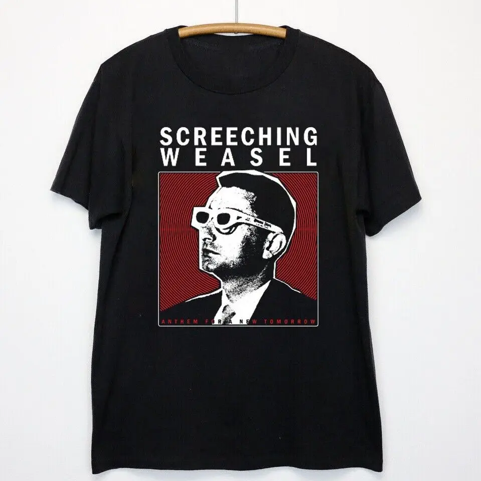 Screeching Weasel Anthem For A New Tomorrow Black S-2345XL Unisex T-shirt S3693