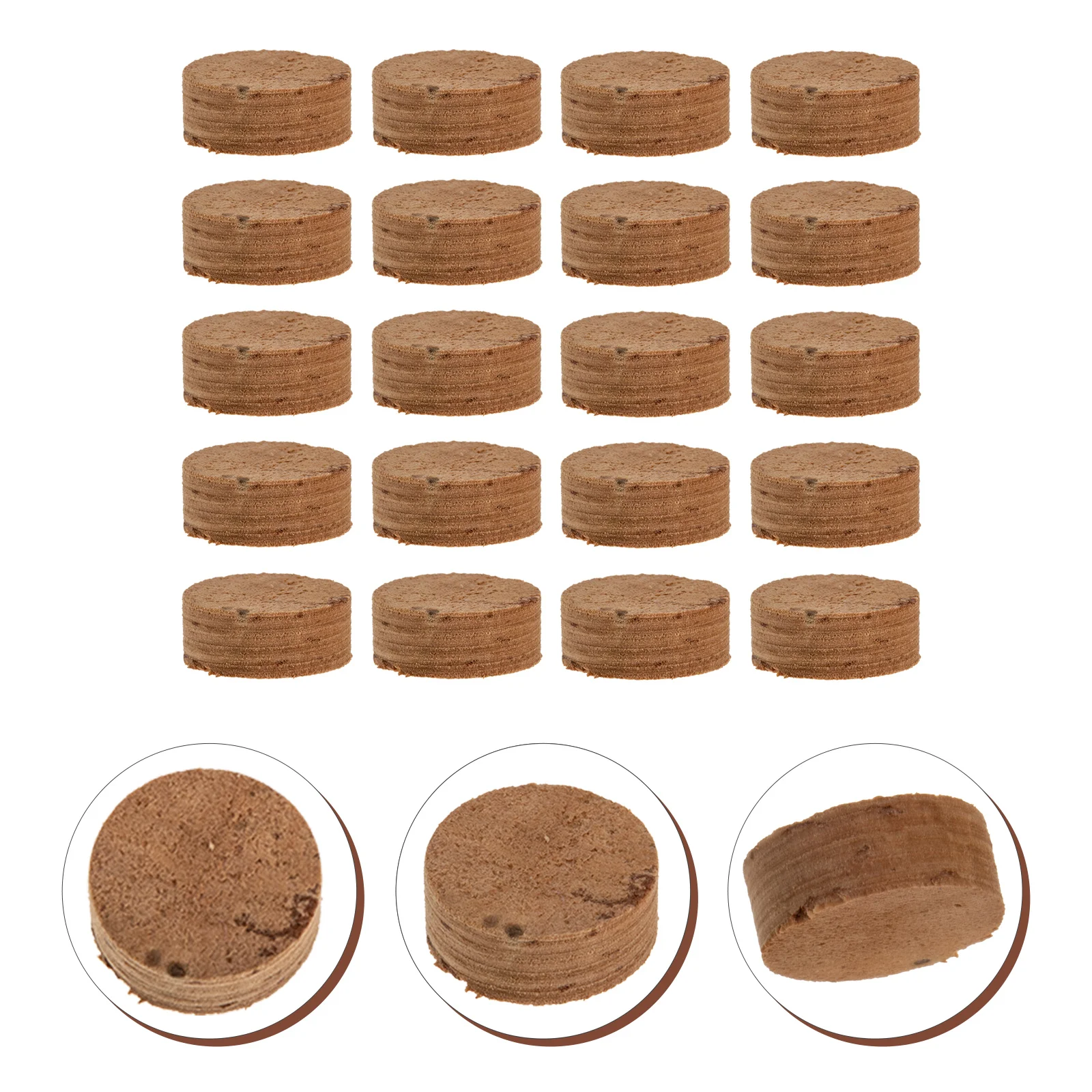 

20 Pcs Saxophone Cork Pad Hole Cushions Neck Mounting Pads Replace Accessories Replacement