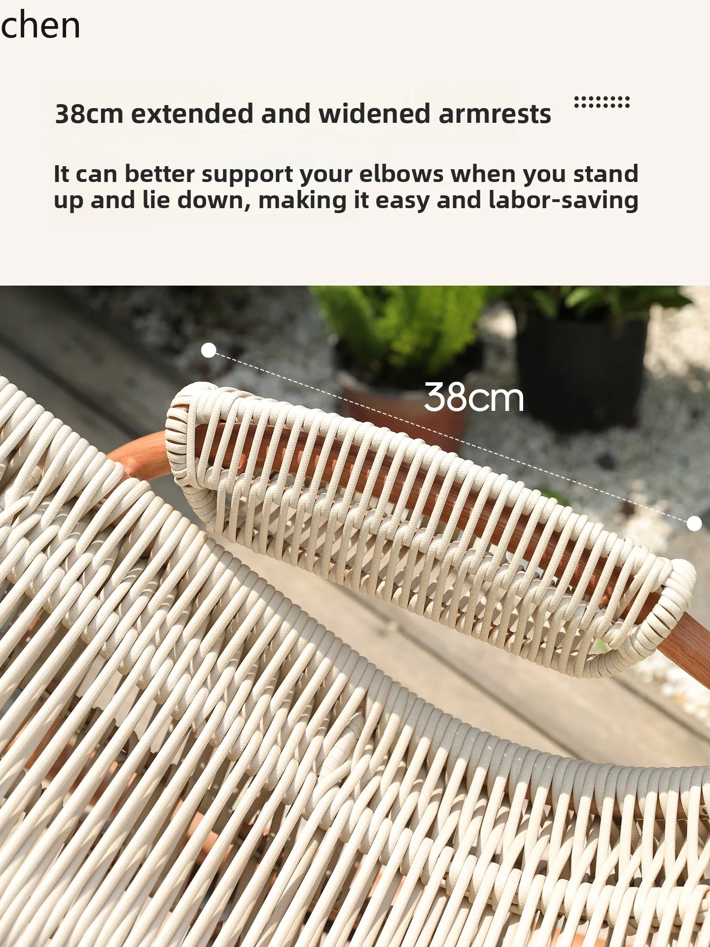 CZ Rocking Chair Recliner Adult Balcony Home Leisure Chair Outdoor Courtyard