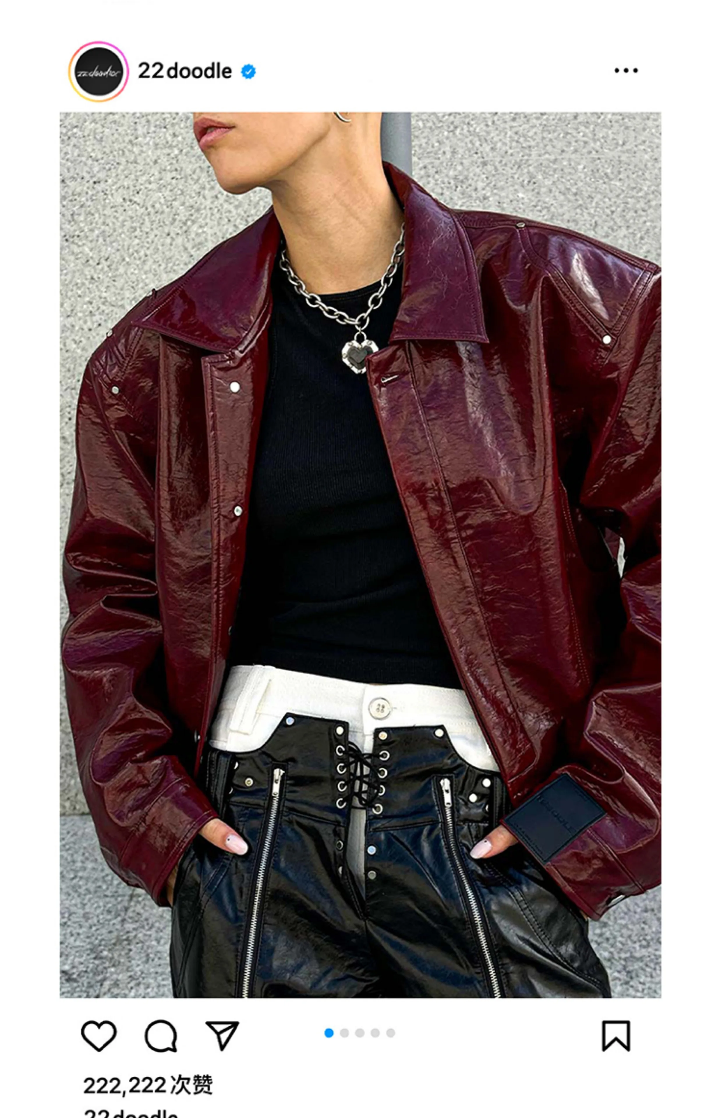 Lautaro Autumn Cool Short Oversized Pu Leather Jacket Women Shoulder Pads Zippper High Quality American Retro Punk Style Clothes