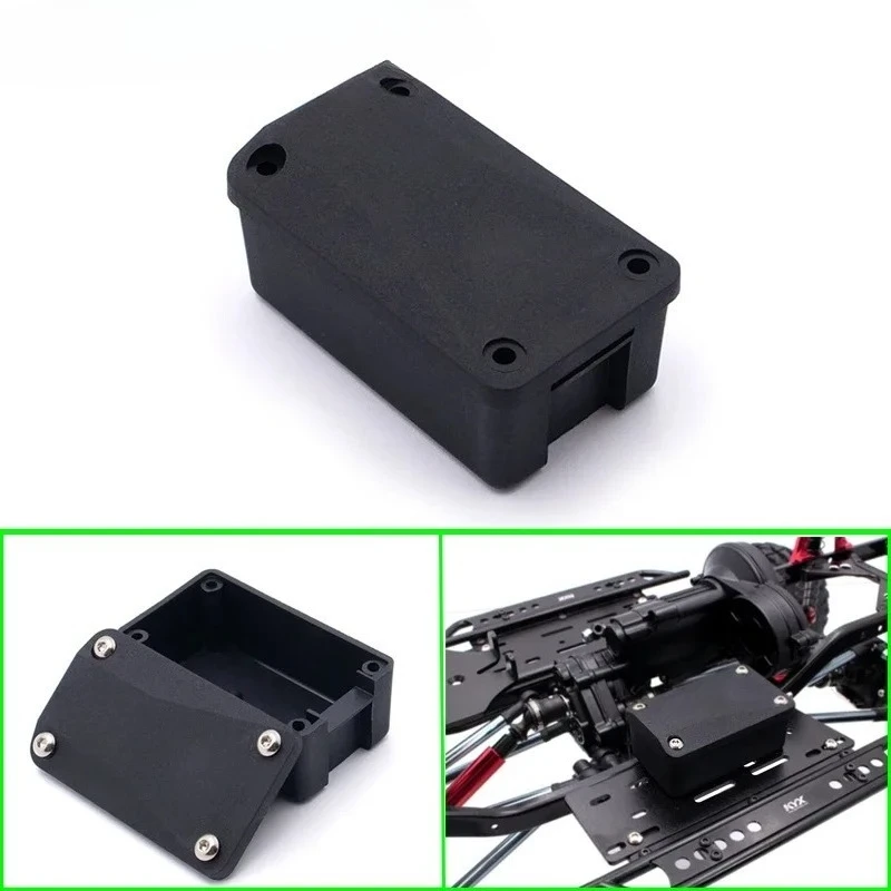 1ps Plastic Receive Box for 1/10 RC Crawler Car Traxxas TRX4 RC4WD D90 D110 SCX10 Defender TRX6 Accessories