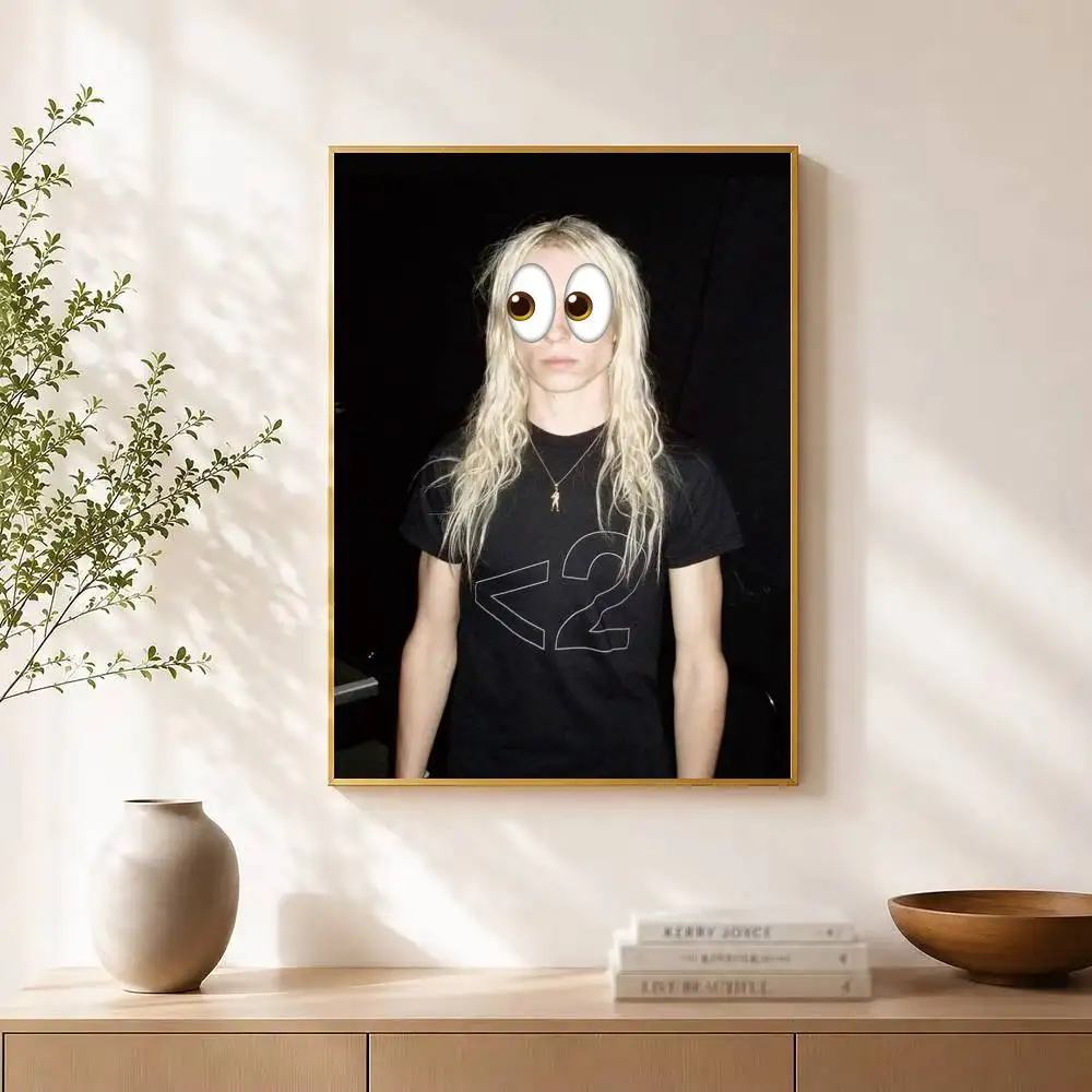 Singer 2hollis Albums Poster High Quality Dorm Living Room Aesthetic Wall Decoration Painting Stickers Gift