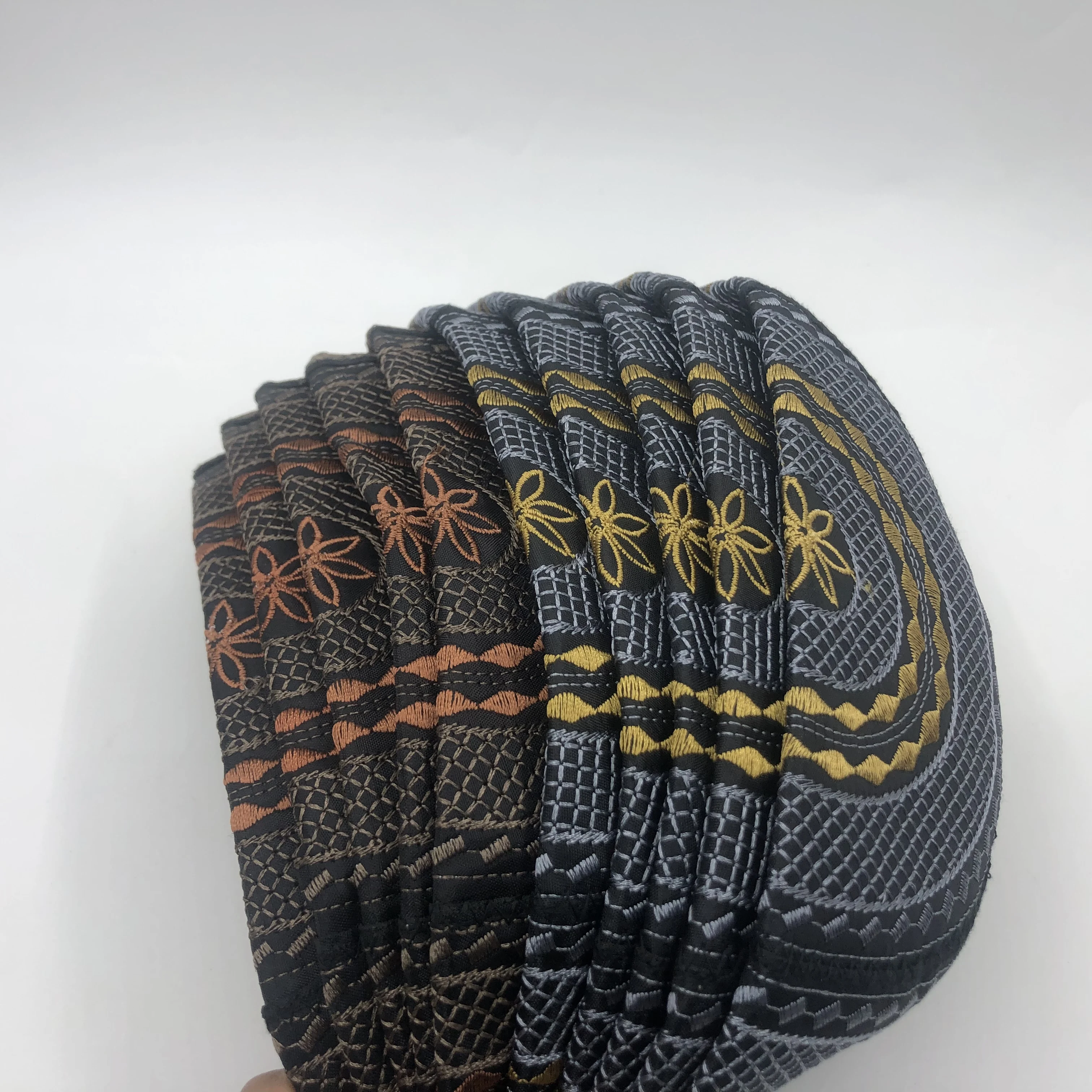 送料無料イスラム教徒の帽子男性服祈りキャップイスラム Taqiyah Kufi 税製品 Kippa トルコポリエステル現代 03483