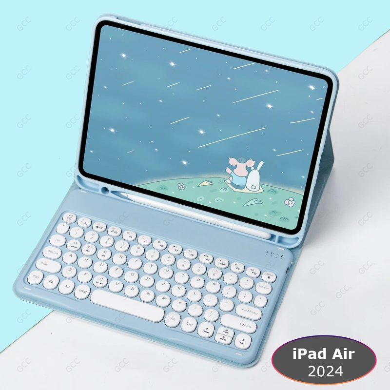 

Складная Bluetooth-клавиатура для iPad 2024 Air 6, 11 дюймов