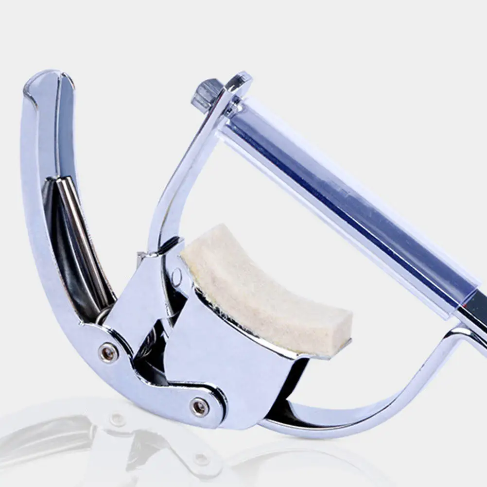 1Pcs Portable Big Ruan Sandhi Clip Metal Tone Changer for Plucked Instruments Quick Use Tone Change Clamp Ruan Sandhi Clip