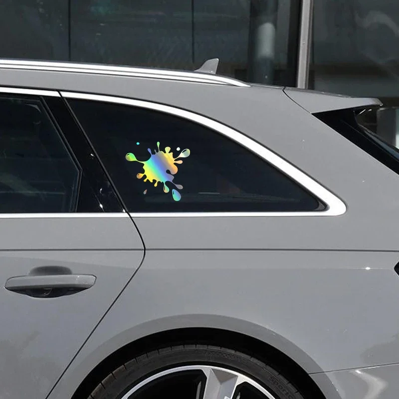 15x13.8CM Car Interior Stickers with Interesting Spots Vinyl Stickers Car Stickers for Car Bumpers Decorations