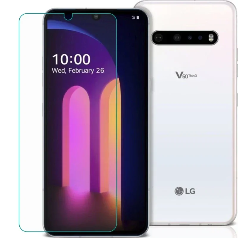 

Закаленное стекло 9H для LG V60 ThinQ 5G 6,8 дюйма, стеклянная Защитная пленка для LG V60 ThinQ 5G, защитная крышка для экрана