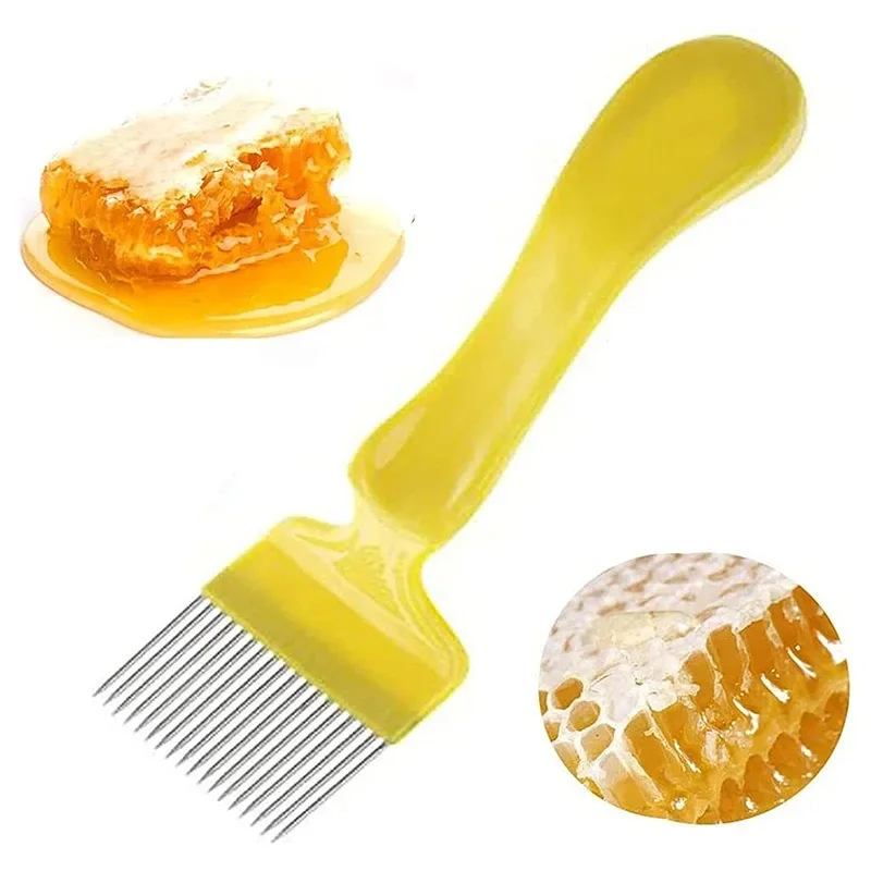 Stainless Steel Honey Forks, Straight Needles, Uncapping Forks, Honey Sparse, Rake Shovel, Comb Beekeeping Tools, 21 Pin