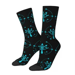 Casual The Legend Of Zeldas Eye Basketball Socks Polyester Long Socks for Women Men Breathable