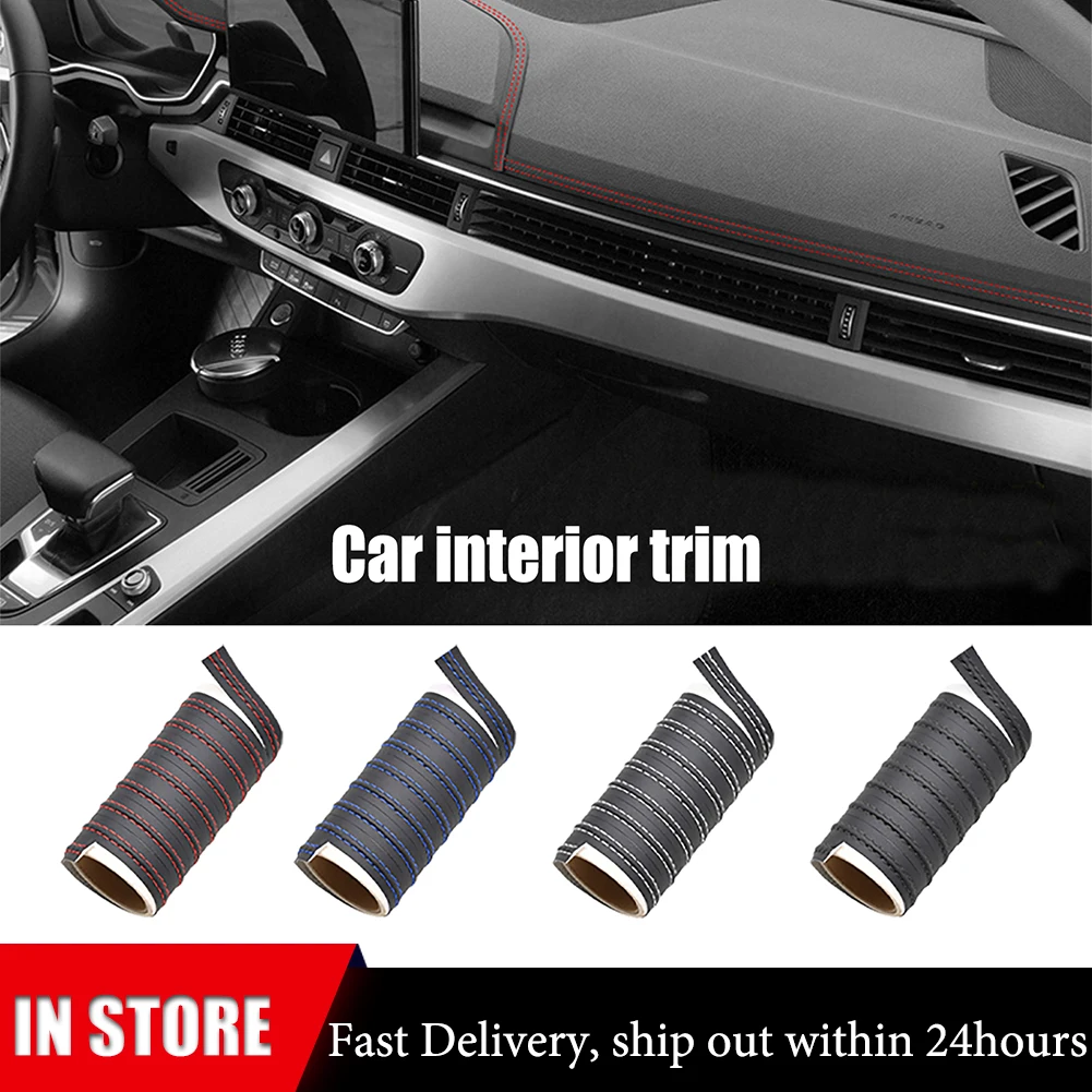 

Car Gaps Strip Red Car Accessories DIY Flexible Strip Interior Trim Accessories For Car Interior Enhance Your Vehicles Look