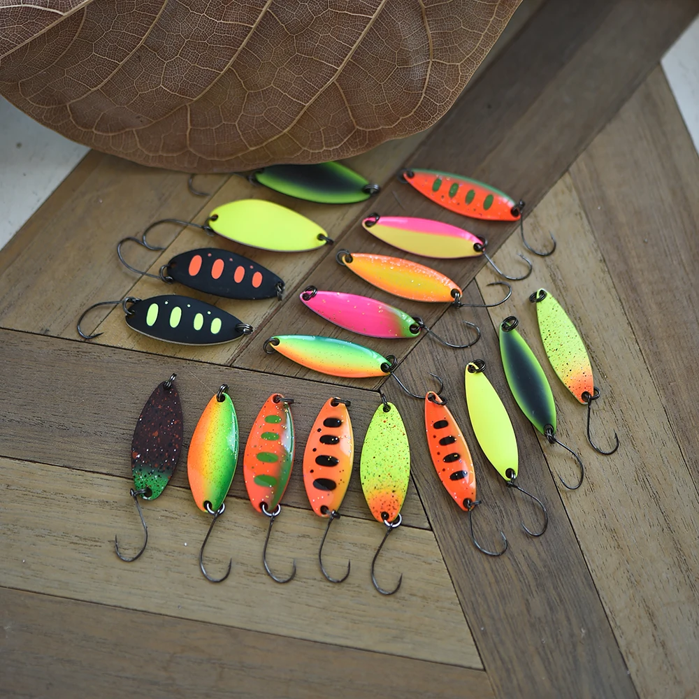 Luretv Stream Sequins 3.3g Matte Colorful Winter Horse Mouth Trout Rainbow Trout Army Fish Lure Sequins Export To Japan