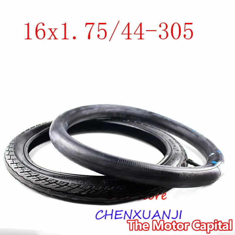 Super Inner and outer tire16 x 1.75  fits many gas electric scooters  e-Bike good quality