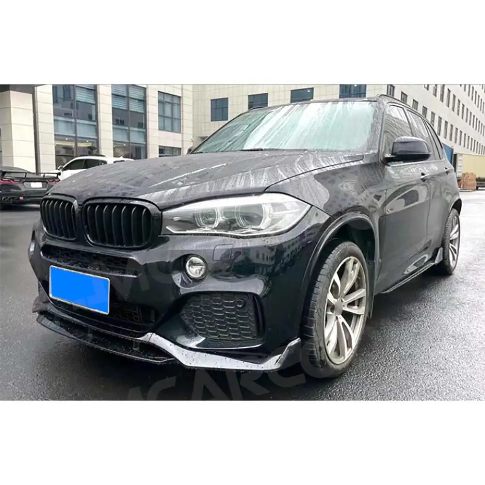 

Car Front Chin Spoiler Bumper Lip Splitter for BMW X5 F15 M Sport 2015 2016 2017 2018 Carbon Fiber BodyKit Decoration Styling
