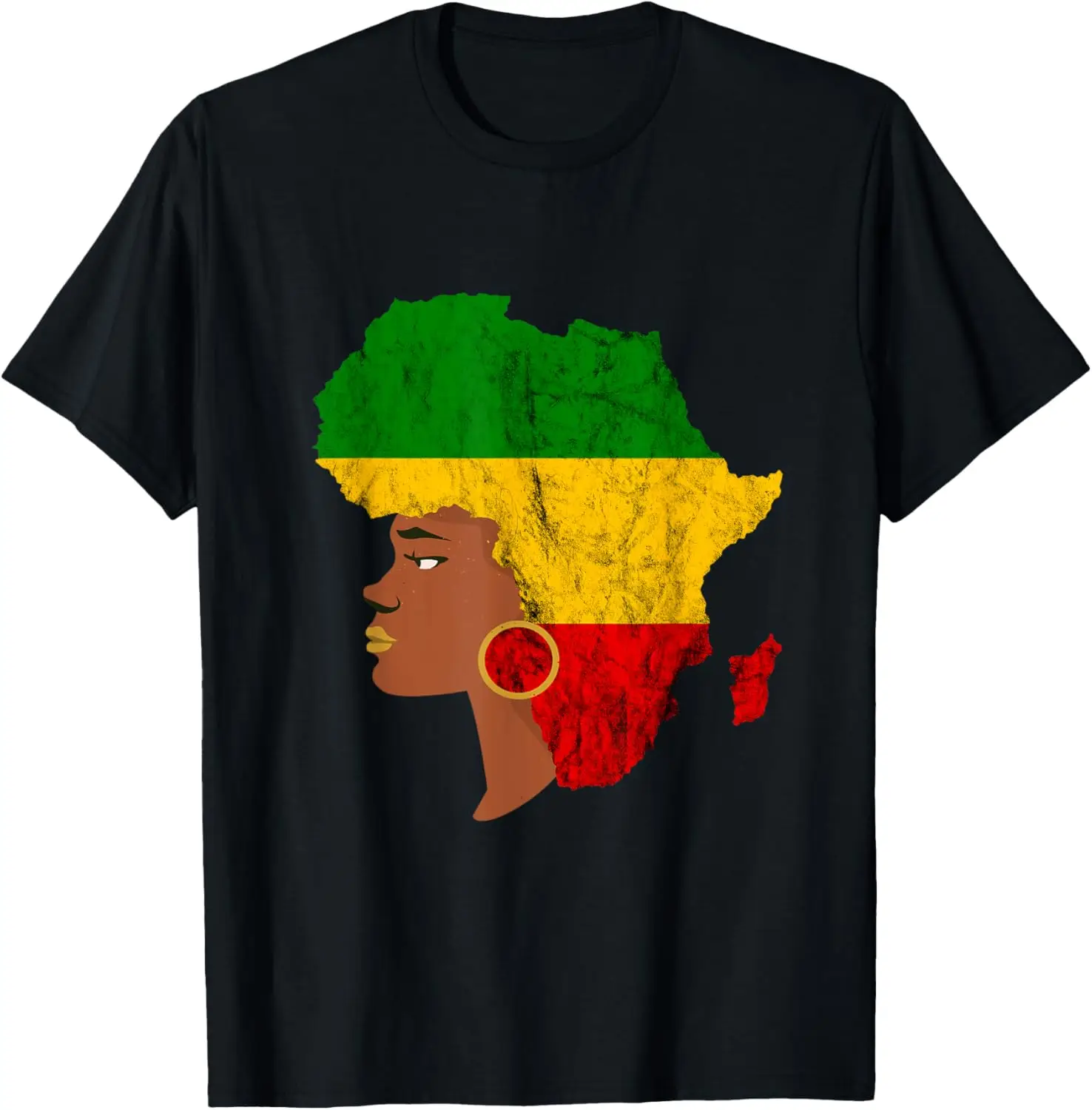 Rasta Reggae Woman Jamaican Pride Reggaeton Rastafarian T-Shirt