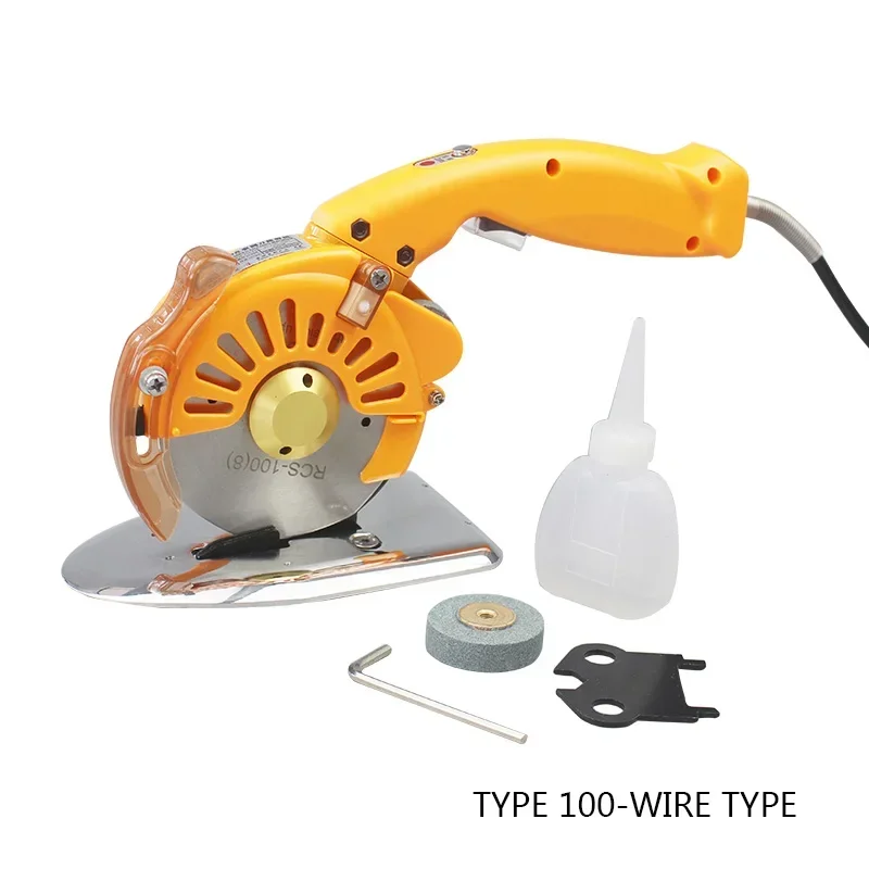 

100/110/125 Type Direct Drive Electric Round Blade Cloth Cutting Machine Trimming Adjustable Speed Cutting Cutting Machine