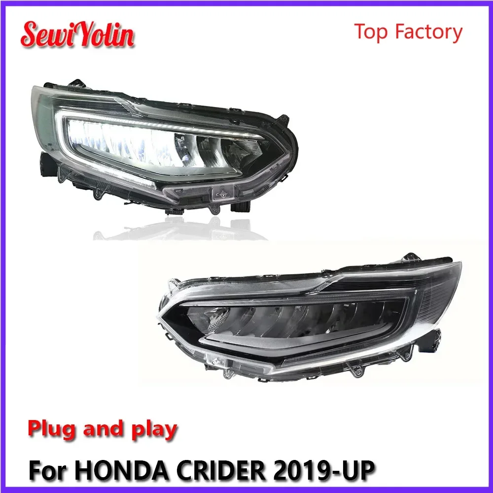 

Car LED Headlight Light Assemblies For HONDA CRIDER 2019-UP Auto Fog DRL Brake Turn Signal Lamp Plug And Play