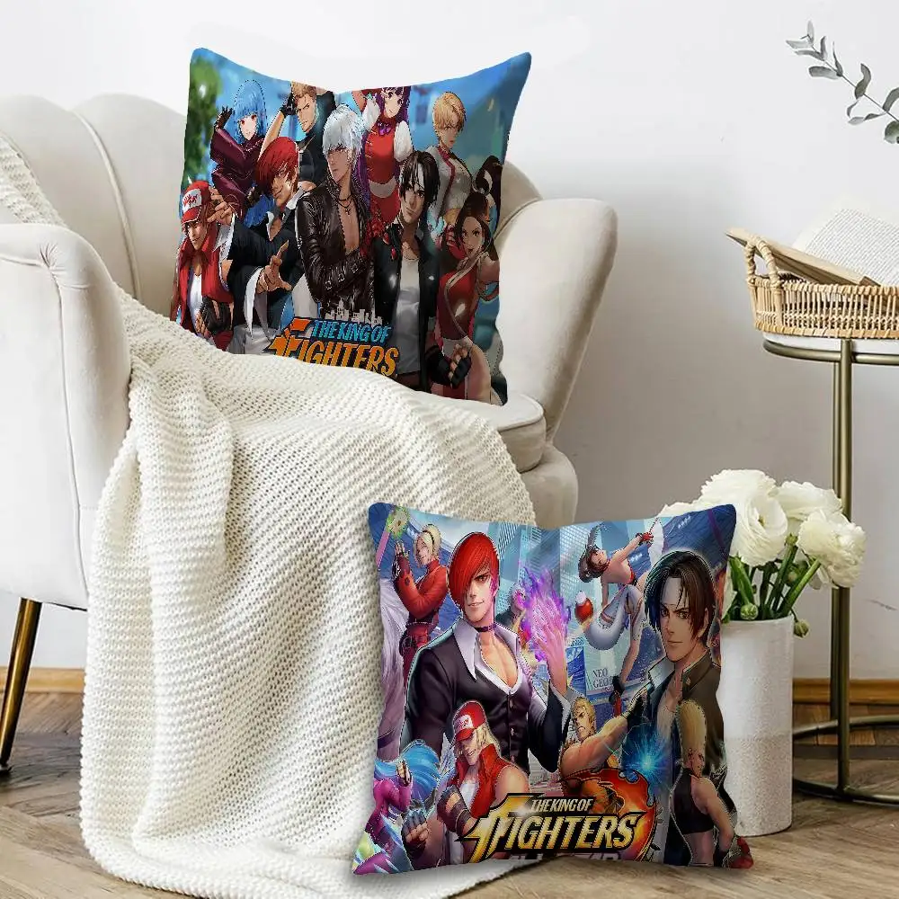 Fighting Game K-King of F-Fights 45*45cm Cushion Cover Pillow Cover Decor Pillowcase Home Pillowcase for Couch Pillow