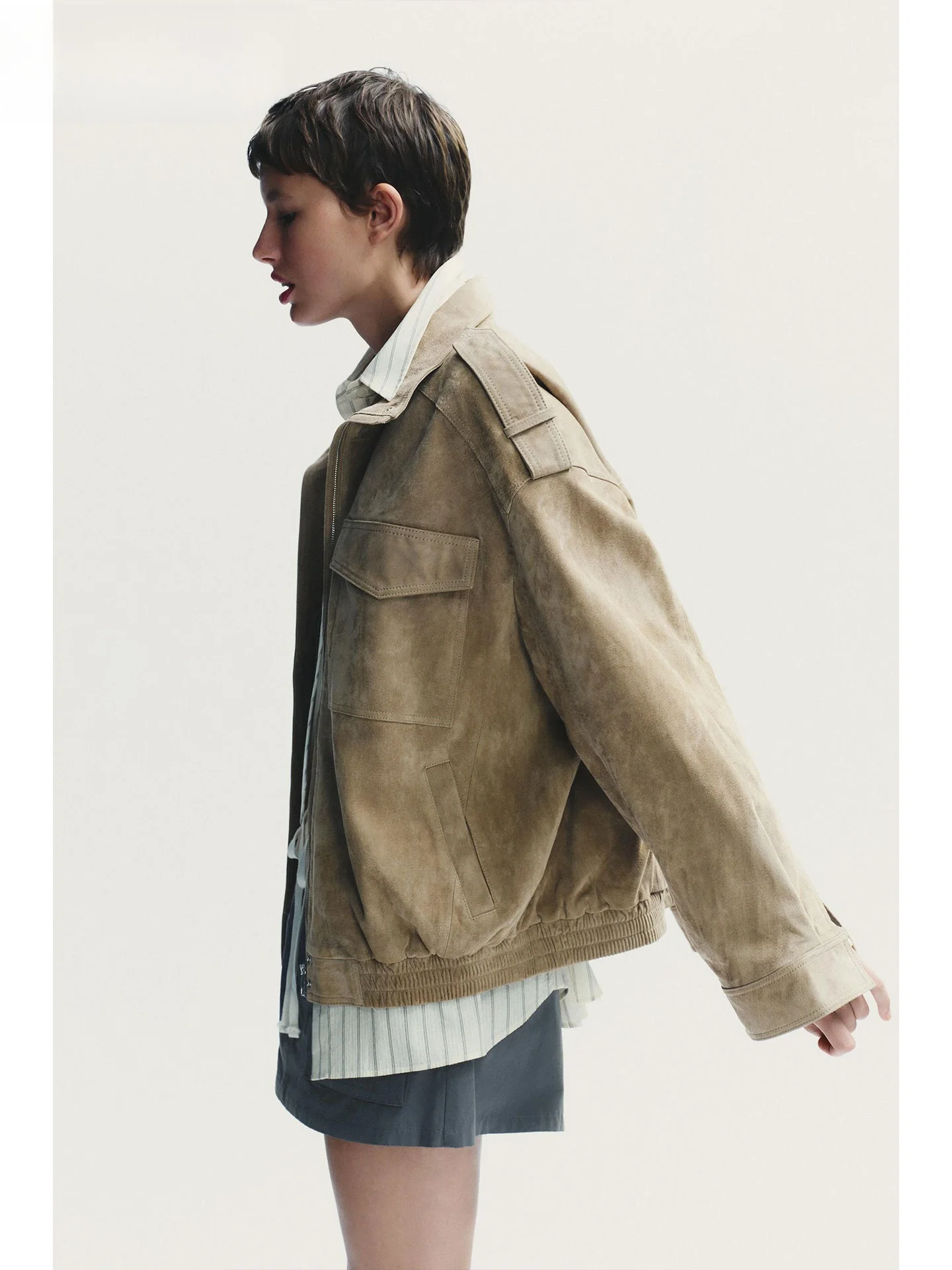 ZAPRHA 2025, Herbst, neues, vielseitiges Kunstleder, Jaet Long Sve, Samtstruktur, Oulder-Riemen-Design, Damen-Casual-Sle