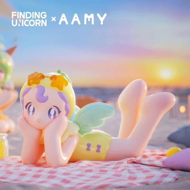 Menemukan UNICORN AAMY Seri Pikiran Laut Mainan Kotak Buta Kawaii Anime Figur Aksi Kejutan Boneka Kotak Misteri Hadiah Anak Perempuan