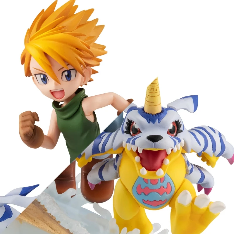 In Stock Bandai Megahouse Gme Anime Digimon Ishida Yamato Gabumon Original Figure Model Collectible Decoration Gift