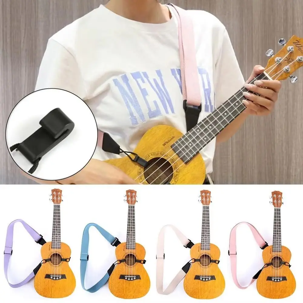 Portable Durable Guitar Strap Nylon Hang Neck Ukulele Strap No-drill Adjustable Guitar Shoulder Strap Guitar Accessories - view 5