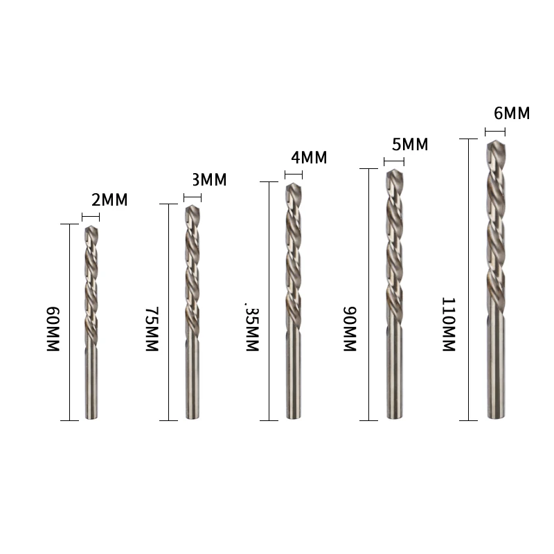 Broca de aleación de acero de tungsteno, dispositivo de eliminación de uñas, 4mm, 5mm, 6mm, 7mm, 8mm, 9mm