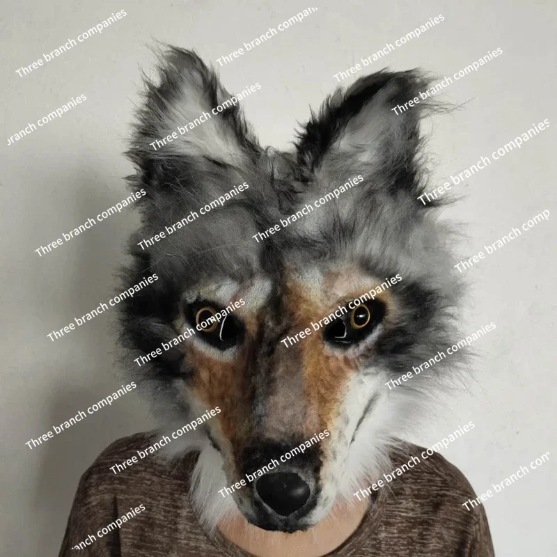 Party Props Adult Full Face Disguise Halloween Costume Funny Fur Animal Wolf Masks