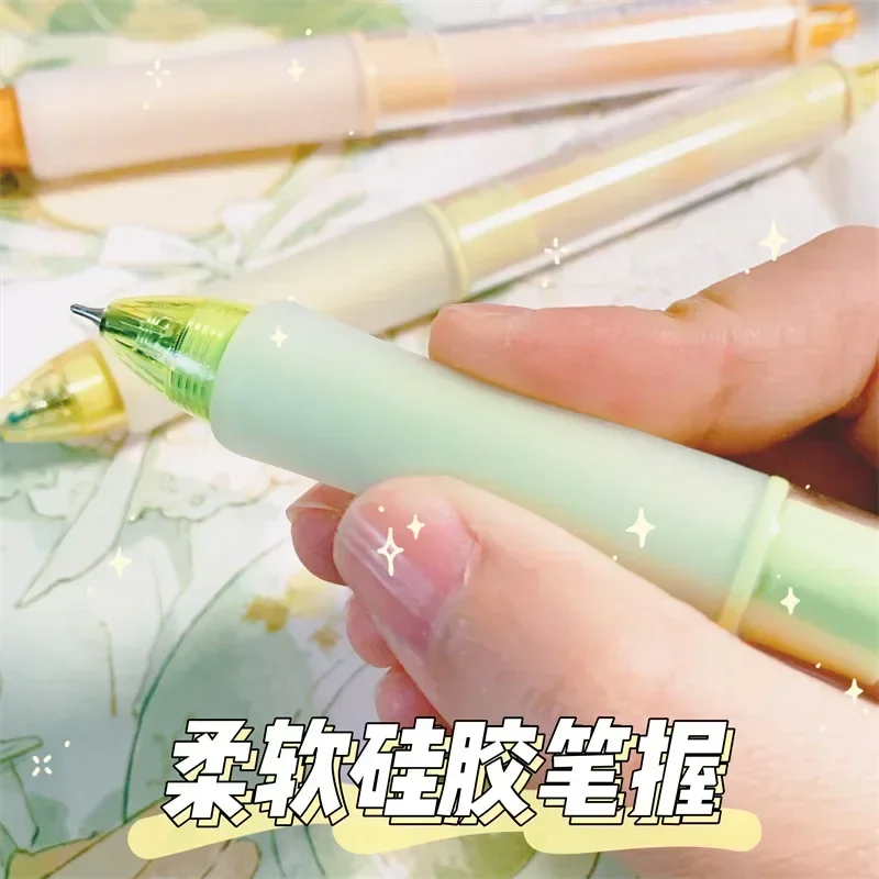 카와이 귀여운 젤 펜 세트, 만화 0.5 리필 볼펜, 한국 사무 학교 용품, 학교 문구류