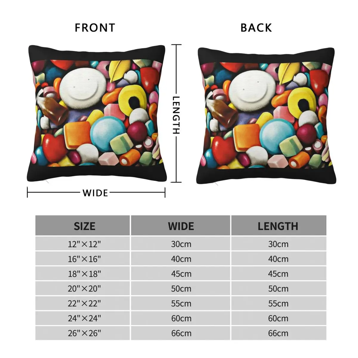 Doug Hyde Surrealism Pillowcase Polyester Linen Velvet Creative Zip Decorative Home Cushion Cover